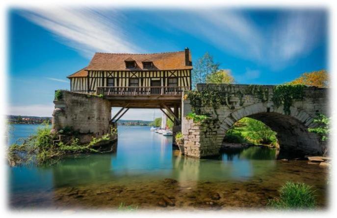 La Petite Maison De Giverny - Gite De Charme 5 Etoiles Au Coeur Du Village - 3 Chambres Dış mekan fotoğraf